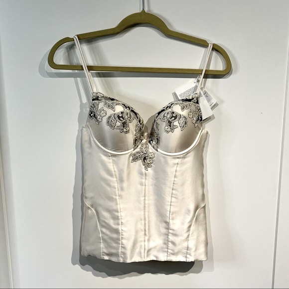 La Perla Other - La Perla silk corset top